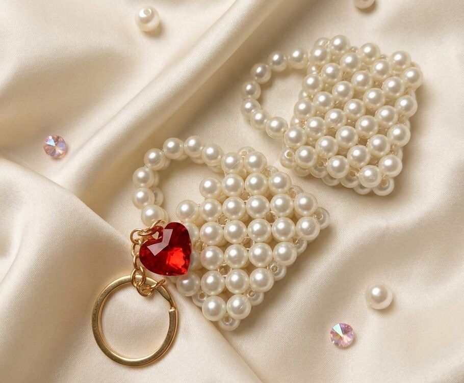 The Mini Pearl Keychains